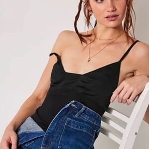 Intimately Free People L black Night We Met Bodysuit adjustable spaghetti straps